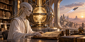 Ilustración del universo Origen