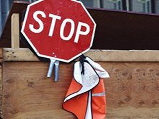 STOP PROVISIONAL  TRABAJO Y CIRCULACION