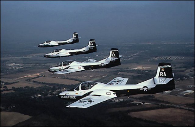 FORMACION USAF  BARCOS AVIONES